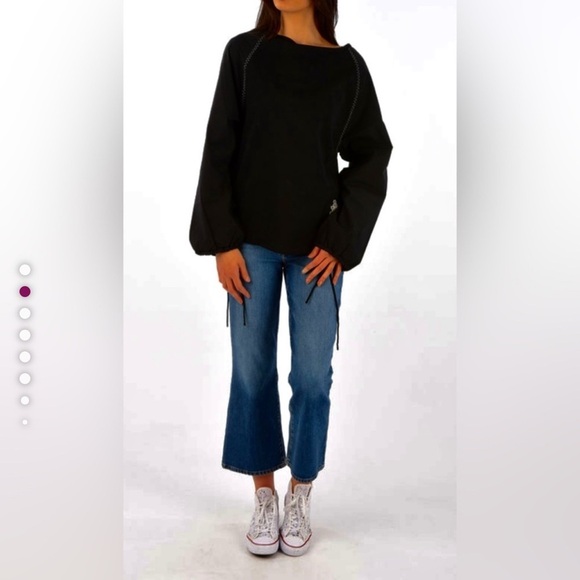 MONCLER GENIUS X JW ANDERSON Contrast Stitch Long Sleeve Top Size Small VGUC - Picture 1 of 13